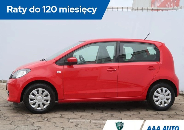 Skoda Citigo cena 24500 przebieg: 70057, rok produkcji 2013 z Miastko małe 92